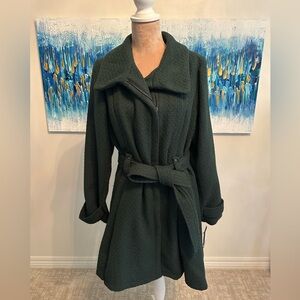 Steve Madden Green Wool Coat